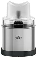 Braun MQ60 MultiQuick Hand Blender Attachment Coffee and Spice Grinder, 1.5-Cup, Stainless Steel by Unknown