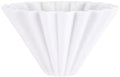 Ceramic Coffee Filter, Origami Cone Style Pour Over Dripper Reusable Hand Brewed For Home Cafe(White,14cm) by Unknown