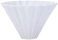 Origami Filter Cup Ceramic Coffee Hand Brewed Pot Drip Cover(WHITE) by Unknown