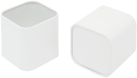 Juvale Coffee Bean Storage Canisters for Countertop - 3-Piece White Iron 48 oz Set - Silicone Seal Lids for Freshness - Sugar Jar & Tea Organizer - Coffee Bar Accessories & Countertop Organization - Image 6