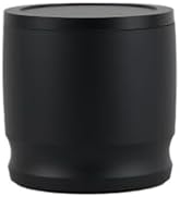 58MM Aluminum Alloy Coffee Powder Catcher With Lid - Anti-Spill Distribution Cup For Coffee Grinders & Portafilters, Home Barista Tool(Black) by Unknown