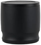 58MM Aluminum Alloy Coffee Powder Catcher With Lid - Anti-Spill Distribution Cup For Coffee Grinders & Portafilters, Home Barista Tool(Black) by Unknown