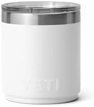 YETI Rambler 10 oz Ceramic Lined Lowball 2.0, Vacuum Insulated with MagSlider Lid, White - Image 4