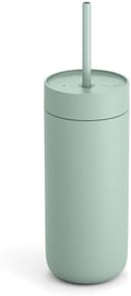 Fellow Carter Cold 20 oz Ceramic Lined Coffee Tumbler with Straw Lid by Unknown
