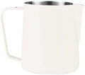 450/600ML Milk Foam Cup Stainless Steel Frothing Pitcher Spouted Latte Art(White 600ML) by Unknown