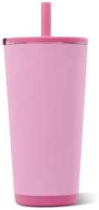 HydroJug Everyday Tumbler 20 oz, Ceramic-Lined Straw Cup, Petal - Image 2