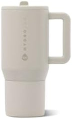 HydroJug Traveler 20oz Kids Insulated Tumbler with Handle, Linen by Hydrojug