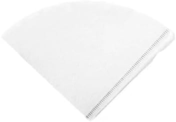 40/100Pcs V Shape Coffee Filter Paper Unbleached V60 Filters For Pour Over Maker Drip(White 100 PCS) by Unknown