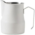 Milk Frother Cup Stainless Steel 304 Stainless Steel Milk Frothing Pitcher 350ml 450ml With Scale Espresso Latte Barista Tool Coffee Shop Home Use(White-450ml) by Unknown