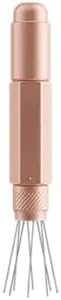 WDT Tool Espresso Distribution Tools With 8 Extra Needles For Stirrer Telescopic Design Coffee Accessories，Easy Clean(Pink) by Unknown