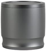 58MM Aluminum Alloy Coffee Powder Catcher With Lid - Anti-Spill Distribution Cup For Coffee Grinders & Portafilters, Home Barista Tool(Gray) by Unknown