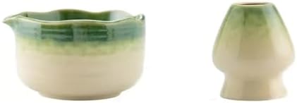 2/4/5pcs Matcha Green Set, Ceramic Spout Bowl, Breakfast And Latte Making Tool(2pcs) by Unknown