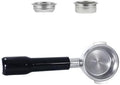 58MM Bottomless Filter Portafilter,Compatibility E61 brewing head, with 1/2/4 cups basket(Type aa) by Unknown