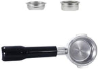 58MM Bottomless Filter Portafilter,Compatibility E61 brewing head, with 1/2/4 cups basket(Type aa) by Unknown