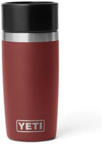 YETI Rambler 12 oz Travel Bottle, Stainless Steel, Vacuum Insulated with Leakproof Commuter Cap, Stag Red by YETI