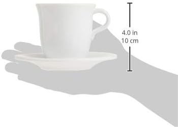 De'Longhi DLSC309 Porcelain Cappuccino Cup & Saucer, Set of 2 - Image 3