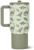 HydroJug Traveler 20oz Kids Insulated Tumbler with Handle, Dinosaur - Image 2