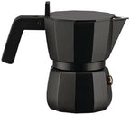 Alessi Moka DC06/1 B Design Espresso Maker Cast Aluminium Handle and Knob PA Black 1 Cup - Image 2