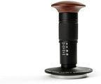 Coffee Tamper Tamper Calibrated Espresso Tool Walnut Wooden Handle Pressure Scale Flat Base Suitable for Home Use Café Bar, 51mm by Bvdfgk