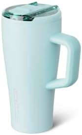 BrüMate Era Flip 20oz Kids Tumbler with Covered Flip Down Straw | 100% Leakproof Insulated Kids Cup | Made of Stainless Steel | Cup Holder Friendly | 20oz (Blue Agave) - Image 2