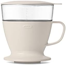 OXO Brew Compact Cold Brew Coffee Maker & Brew Single Serve Pour-Over Coffee Maker, 12 ounces, White - Image 5