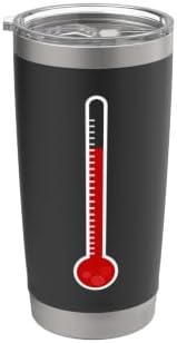 Halloween Costume Thermometer Temperature Gauge Halloween Stainless Steel Insulated Tumbler by Unknown