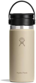 Hydro Flask Flex Sip Coffee Tumbler – Insulated Stainless Steel, Non Spill, Leak Proof Travel Coffee Cup 16 Oz Oat Tan by Unknown