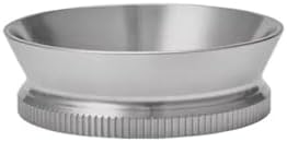 Magnetic Dosing Funnel 51/53 / 58mm,Espresso Ring Anti-Spill With Strong Magnet Fit Portafilter Barista Accessories(58mm Silver) by Unknown