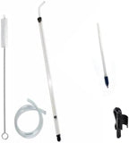Fermtech Regular Deluxe Siphon Homebrew Kit, Regular Auto-Siphon Brewing Equipment, 24" Pro Wine Bottling Wand Filler, Clamp and Tubing and 30" Brush. Wine, Beer, and Kombucha Making Supplies by UBREWUSA
