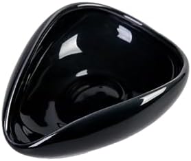 Compatible for Coffee Beans Dosing Measuring Tray White Porcelain Coffee Tea Leaves Measuring Spoon Weighing Plate Tea Dispenser(Black black) by Unknown