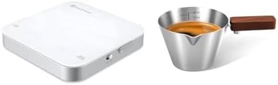 Maestri House Mini Coffee Scale with Timer, USB-C Rechargeable Espresso Scale+ Espresso Measuring Cup by MaestriHouse