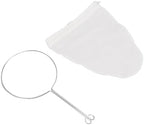 10 - Pack Reusable Mesh Storage Bags for Tea & Coffee | Fine Strainer Bags with Zipper | For Loose Leaf Tea/Cold Brew/Juice (S) - Image 5
