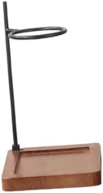 Pour Over Coffee Stand Coffee Dripper Holder Wooden Stand Espresso Hand Press Walnut Pour Over Station Rack Functional Design Suitable for Home, Style B - Image 7