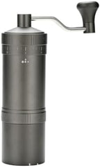 Grinder Manual Burr Mill Hand Crank Coffee Maker Bean Grinder With External Adjustment And Consistent Grind Size Quiet Hand Suitable for camping, Array, Dark Gray, Seven-star Grinding Core by Unknown