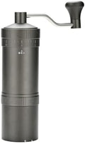 Grinder Manual Burr Mill Hand Crank Coffee Maker Bean Grinder Featuring 420 Stainless Steel Burr And Printed Setting Marks Aluminum Alloy Case, Array, Dark Gray, Seven-star Grinding Core by Unknown
