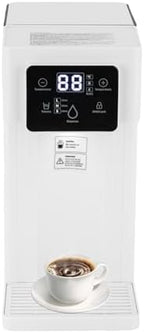 Instant Hot Water Dispenser with Child Lock, 3L/0.79gal Desktop Water Dispenser 1500W Electric Kettle with Adjustable Temperatures & 3 Water Outputs, 3.28ft Cord, Water Tank for Office/Home (White) - Image 6