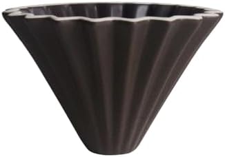 Ceramic Coffee Dripper Pour Over Maker Handmade Origami Filter Cup Flower Shape Funnel Drip Cafe Cake Home(Color 06) by Unknown