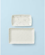 Lenox Oyster Bay 2-Piece Nesting Serving Platters, 3.40 LB, White - Image 4