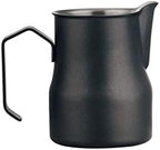 Gravy Boat Stainless Steel Frothing Coffee Cup Milk Pot Espresso Cups Latte Art Milk Frother Frothing Sauce Jug (Color : 350ML WH) by Unknown