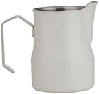 Gravy Boat Stainless Steel Frothing Coffee Cup Milk Pot Espresso Cups Latte Art Milk Frother Frothing Sauce Jug (Color : 350ML BK) by Unknown