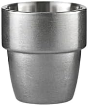 300ML Coffee Cup Stainless Steel Double Wall Espresso Mugs Drinking Cups for Tea Milk Beer Home Barista Accessories(1pcs Silver) - Image 7