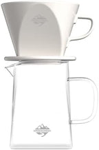 Pour Coffee Dripper Set Manual Drip Coffee-Maker Glass Carafe White Coffee Dripper Coffee Filters 9917-C001-064 by CrossCreekLLC