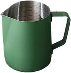 Milk Frother Cup,Coffee Jug,Stainless Steel Kitchen Milk Cup Crafts Coffee Latte Frothing Pitcher Mug Frothing Jugs Foam Art 350/600ml Steaming Mugs(350ml) - Image 5