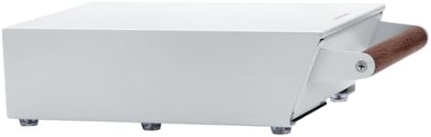 Normcore Espresso Knock Box Drawer, Coffee Knock Box with Walnut Handle, Espresso Dump Bin Separation And Detachable, 304 Stainless Steel, Size: M, Matte White - Image 4