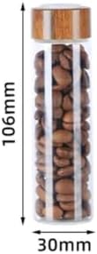 Glass Coffee Bean Storage Container 12 Single Dose Tubes Wood Stand - Image 2