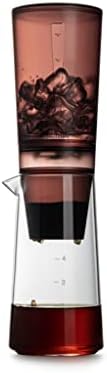 JITEM Cafetera Glass Ice Cold Dripper Coffee and Tea Maker Dripper Coffee Brewer Maker with Adjustable Water Flow Stainless Steel Filter for Coffee or Tea by Unknown