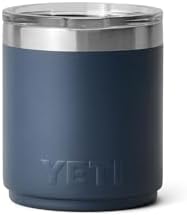 YETI Rambler 10 oz Ceramic Lined Lowball 2.0, Vacuum Insulated with MagSlider Lid, Navy - Image 4