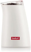 Bodum C-Mill Electric Blade Coffee and Spice Grinder, Stainless Steel Blade, White by Bodum