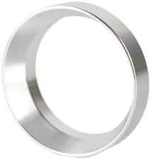 Silver Black Coffee Dosing Ring Magnetic Espresso Intelligent Funnel 51/53/58mm For Portafilter Barista Tools(58mm Silver) by Unknown
