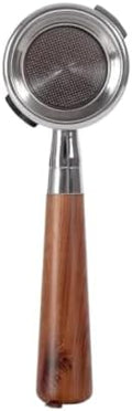 58mm Filter,Compatible With GAGGIA,Coffee Machine Bottomless Coffee Portafilter Home Espresso Solid Wood Handle Barista Tool filter basket(58mm-G) by Unknown
